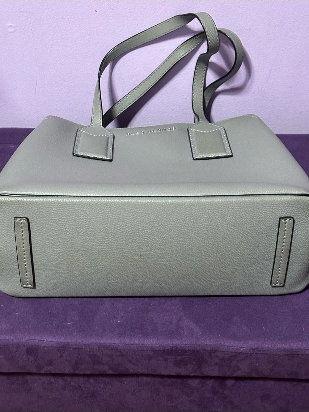 CLOSET CLOSING Marc Jacobs Women's Leather Satchel Bag in Light Gray - Picture 3 of 7